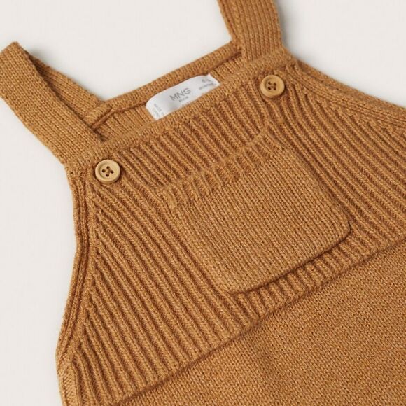 Mango Long knitted dungarees Overall size 9-12 months - Picture 2 of 8